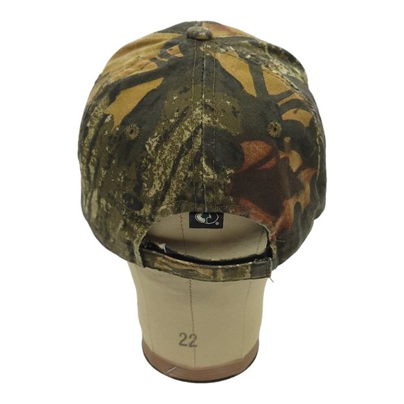 Yellawood Mossy Oak Camo Strapback Cap Trucker Baseball Hunter Hat Camouflage - Picture 4 of 12